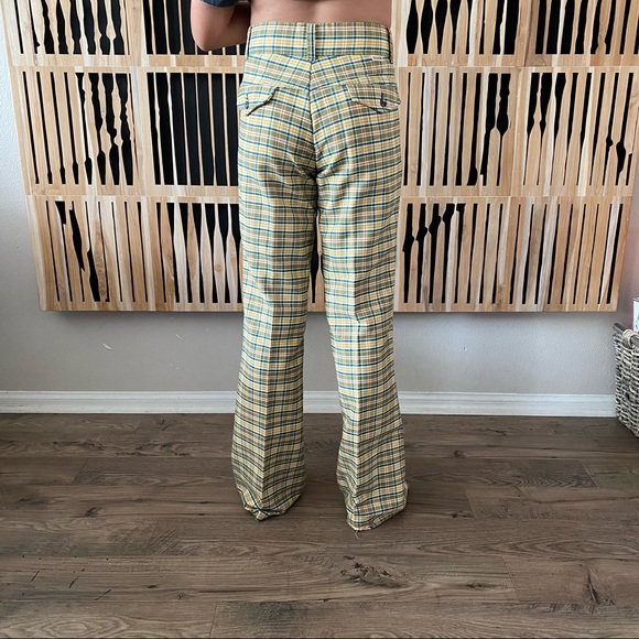 Plaid Flare Pants - Picture 6 of 8